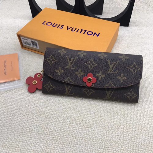 Louis Vuitton Monogram Canvas Emilie Wallet M62941 Rouge
