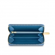 Louis Vuitton Monogram Canvas Iconic Zippy Wallet M63894 Bleu Jean