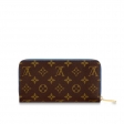 Louis Vuitton Monogram Canvas Iconic Zippy Wallet M63894 Bleu Jean