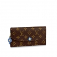 Louis Vuitton Monogram Canvas Emilie Wallet M63895 Blue jean