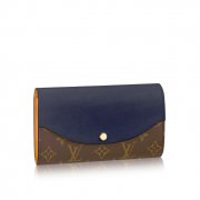 Louis Vuitton Monogram Canvas Sarah Tuileries Wallet M64120 Marine Bordeaux