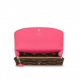 Louis Vuitton Monogram Canvas Emilie Wallet M64202 Rose Ballerine