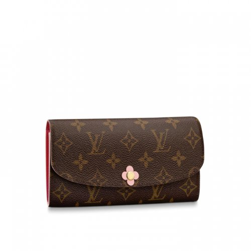 Louis Vuitton Monogram Canvas Emilie Wallet M64202 Rose Ballerine