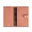 Louis Vuitton Monogram Canvas Pallas Compact Wallet M64355 Peach