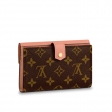 Louis Vuitton Monogram Canvas Pallas Compact Wallet M64355 Peach