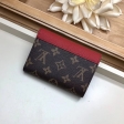 Louis Vuitton Monogram Canvas Pallas Compact Wallet M67478 Cerise Red