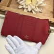 Louis Vuitton Monogram Canvas Pallas Compact Wallet M67478 Cerise Red