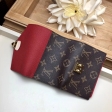 Louis Vuitton Monogram Canvas Pallas Compact Wallet M67478 Cerise Red