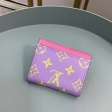 Louis Vuitton Giant Monogram Zoé Wallet M67670 Pink / Lila