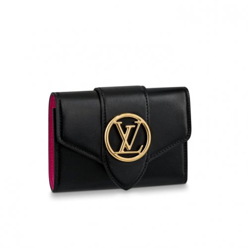 LV Pont 9 Compact Wallet M69175 Black
