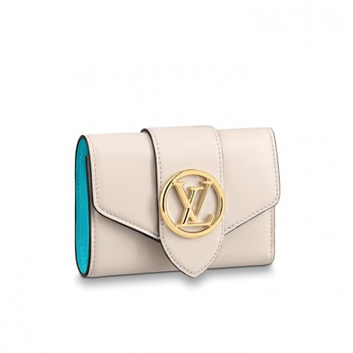 LV Pont 9 Compact Wallet M69176 Cream
