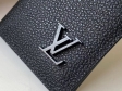 Louis Vuitton Pocket Organizer LV AEROGRAM in Black - Men - Small Leather Goods M69979