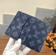 Louis Vuitton Pocket Organizer Monogram Shadow in Blue - Men - Small Leather Goods M80421