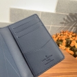 Louis Vuitton Pocket Organizer Monogram Shadow in Blue - Men - Small Leather Goods M80421