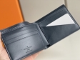 Louis Vuitton Multiple Wallet Monogram Shadow in Blue - Men - Small Leather Goods M80422