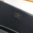 Louis Vuitton Zippy Wallet Bicolor Monogram Empreinte Leather in Black - Small Leather Goods M80481