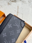 Louis Vuitton Multi Card Holder Trunk Monogram Eclipse Canvas in Grey - Men - Small Leather Goods M80556
