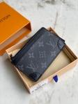 Louis Vuitton Multi Card Holder Trunk Monogram Eclipse Canvas in Grey - Men - Small Leather Goods M80556