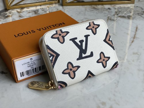 Louis Vuitton Zippy Coin Purse Autres Toiles Monogram in Beige - Small Leather Goods M80677