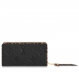 Louis Vuitton Zippy Wallet Monogram Empreinte Leather in Black - Small Leather Goods M80680