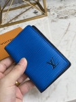 Louis Vuitton Pocket Organizer Epi Leather in Blue - Small Leather Goods M80767