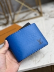 Louis Vuitton Multiple Wallet Epi Leather in Blue - Small Leather Goods M80770