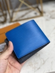 Louis Vuitton Multiple Wallet Epi Leather in Blue - Small Leather Goods M80770