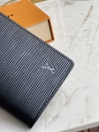Louis Vuitton Brazza Wallet Epi Leather in Black - Small Leather Goods M80788