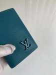 Louis Vuitton Pocket Organizer LV AEROGRAM in Blue - Men - Small Leather Goods M81027