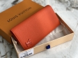 Louis Vuitton Brazza Wallet LV AEROGRAM in Orange - Men - Small Leather Goods M81153