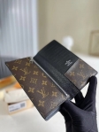 Louis Vuitton Monogram Macassar Canvas Tanon Wallet M93800