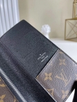 Louis Vuitton Monogram Macassar Canvas Tanon Wallet M93800