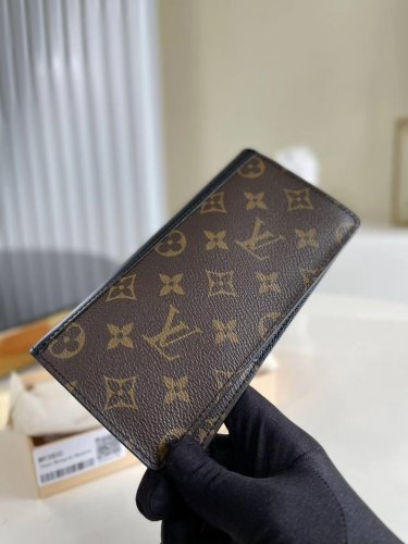 Louis Vuitton Monogram Macassar Canvas Tanon Wallet M93800 Louis Vuitton Monogram Macassar Canvas Tanon Wallet M93800