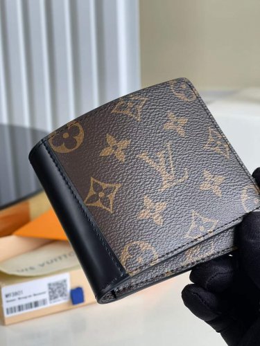 Louis Vuitton Monogram Macassar Canvas Gaspar Wallet M93801 Louis Vuitton Monogram Macassar Canvas Gaspar Wallet M93801