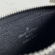 Louis Vuitton Men x27 Key Pouch Pochette Cle Damier Graphite Canvas N60155