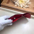 Louis Vuitton Damier Ebene Canvas Zoé Wallet N60166 Coquelicot Red