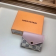 Louis Vuitton Damier Azur Canvas Zoé Wallet N60168 Eau de Rose Pink