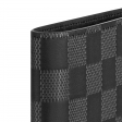 Louis Vuitton Multiple Wallet Damier Infini Leather in Grey - Men - Small Leather Goods N60186