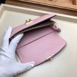 Louis Vuitton Damier Ebene Canvas Croisette Wallet N60215 Magnolia Pink
