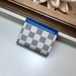 Louis Vuitton Damier Azur Canvas Zoé Wallet N60219 Bleuet Blue