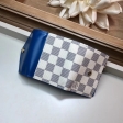 Louis Vuitton Damier Azur Canvas Zoé Wallet N60219 Bleuet Blue