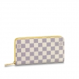 Louis Vuitton Damier Azur Canvas Zippy Wallet N60223 Pineapple Yellow
