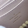 Louis Vuitton Damier Azur Canvas Zippy Coin Purse N60229 Eau de Rose Pink