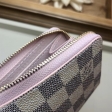 Louis Vuitton Damier Azur Canvas Zippy Coin Purse N60229 Eau de Rose Pink