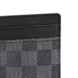 Louis Vuitton Men's Credit Card Holder Wallet Pince Damier Graphite Canvas N60246