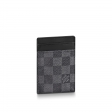 Louis Vuitton Men's Credit Card Holder Wallet Pince Damier Graphite Canvas N60246