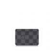 Louis Vuitton Coin Purse Damier Graphite Canvas in Grey - Men - Small Leather Goods N60367