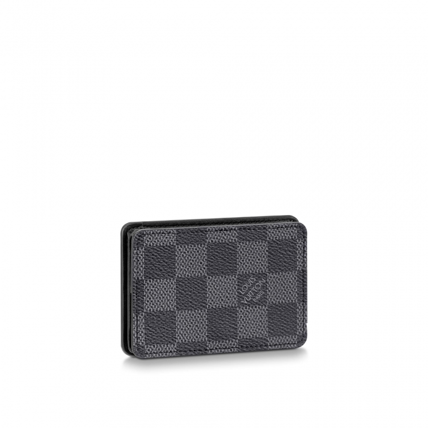 Louis Vuitton Coin Purse Damier Graphite Canvas in Grey - Men - Small Leather Goods N60367