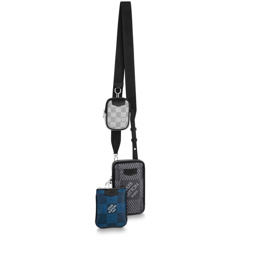 Louis Vuitton Modular Pouch Damier Graphite Canvas in Multicolor - Men - Small Leather Goods N60447