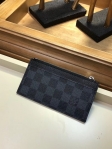 Louis Vuitton Damier Ebene Canvas Coin Card Holder N64038